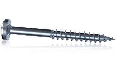 R2 Spanplattenschraube, Pan Head, 6,0 x 60 mm, Teilgewinde 