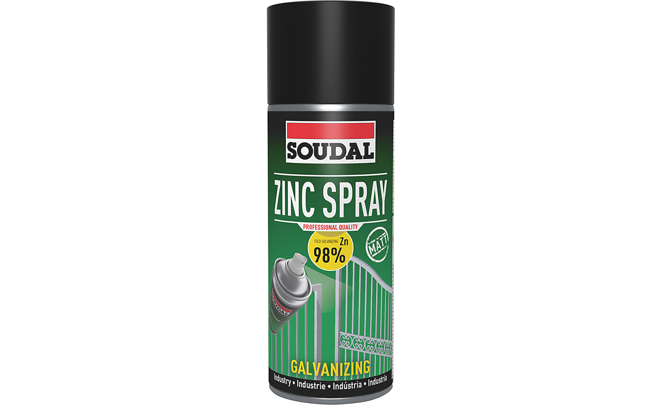 Soudal Zinkspray mit 98% Zink